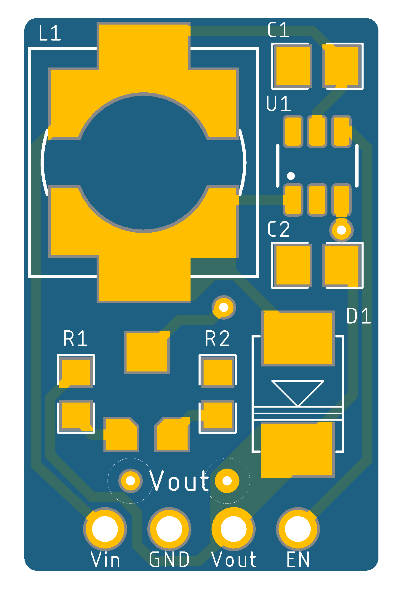 MT3608 Boost Converter PCB (Top)
